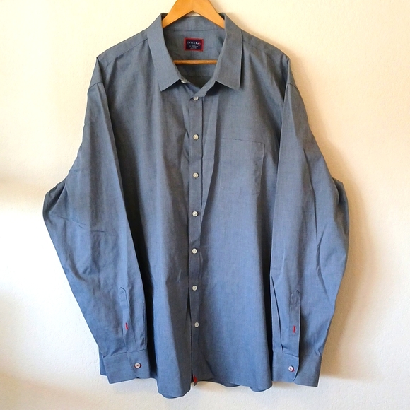Untuckit Blue Dress Shirt XXXLC - Picture 1 of 4
